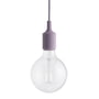 Muuto - Socket E27 LED pendant light, dusty lilac