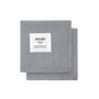Meraki - Verum tea towels, light grey / army green (set of 2)