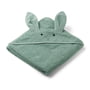LIEWOOD - Augusta Junior towel with hood, rabbit, peppermint