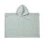 LIEWOOD - Paco Bath poncho, 1 - 2 years, striped, peppermint / white