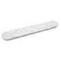 Northern - Podium Serving board L 90 cm, marble mixed white