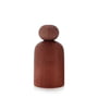 applicata - Shape Bowl Vase, smoked oak