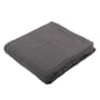 The Organic Company - 6-ply soft blanket, 140 x 200 cm, dark gray