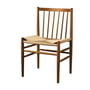 FDB Møbler - J80 Chair, smoked oak / natural wickerwork