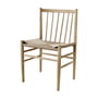 FDB Møbler - J80 Chair, oiled oak / natural wickerwork