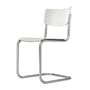 Thonet - S 43 Cantilever chair, chrome / white glazed TP 200