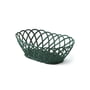 Pols Potten - Bakkie Basket, oval, dark green