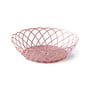 Pols Potten - Bakkie Basket L, lace Ø 40 cm, pink