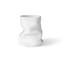 Audo - Collapse Vase, H 20 cm, white