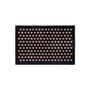 tica copenhagen - Dot Doormat 40 x 60 cm, sand / black