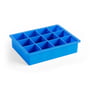 Hay - Silicone ice maker rectangular XL, blue