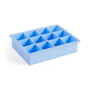 Hay - Silicone ice maker rectangular XL, light blue