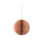 Broste Copenhagen - Christmas Ball Decorative pendant, Ø 9 cm, indian tan / dusty pink