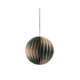 Broste Copenhagen - Christmas Ball Decorative pendant, Ø 9 cm, indian tan / deep forest