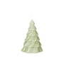 Broste Copenhagen - Pinus Christmas tree candle, Ø 10 cm, light dusty green