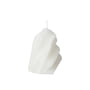 Broste Copenhagen - Reef Sculputur candle, h 14 cm, off-white