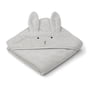 LIEWOOD - Albert Baby towel with hood, rabbit, gray