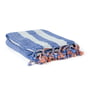 Studio Zondag - Duinen Blanket, 130 x 170 cm, blue / orange