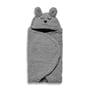 Jollein - Wrap-around blanket Bunny, 100 x 105 cm, storm grey