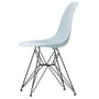 Vitra - Eames Plastic Side Chair DSR RE, basic dark / ice gray (felt glides basic dark)