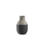 Kähler Design - Omaggio Circulare Vase, H 1 2. 5 cm, anthracite gray
