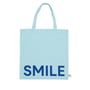 Design Letters - AJ Favourite Carrier bag, Smile / ice blue