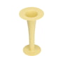 Design Letters - Trumpet - 2 in 1 Vase & Candle holder, H 24 cm, yellow