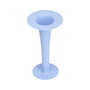 Design Letters - Trumpet - 2 in 1 Vase & Candle holder, H 24 cm, light blue