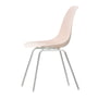 Vitra - Eames Plastic Side Chair DSX RE, chrome-plated / soft pink (basic dark felt glides)