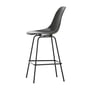 Vitra - Eames Fiberglass Bar stool, medium, basic dark / elephant hide-grey (felt glides)
