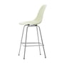 Vitra - Eames Fiberglass Bar stool, medium, chrome-plated / parchment (felt glides)