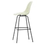 Vitra - Eames Fiberglass Bar stool, high, basic dark / parchment (felt glides)