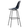 Vitra - Eames Fiberglass Bar stool, high, basic dark / navy blue (felt glides)