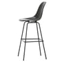 Vitra - Eames Fiberglass Bar stool, high, basic dark / elephant hide-grey (felt glides)