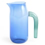 Hay - Glass jug xlarge H 26.7 cm, blue