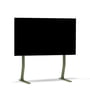 Pedestal - Bendy Tall TV stand, 40 - 70 inch, mossy green