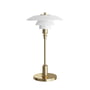 Louis Poulsen - PH 2/1 Portable Rechargeable LED table lamp, brass / opal glass