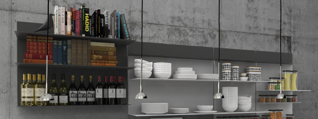 UNU impresses with its sleek and stylish appearance with shelves, such as hat - and mirror shelves, mirrors, a shelving system and other useful accessories. UNU enthuses with a classically elegant look that allows versatile combination possibilities.