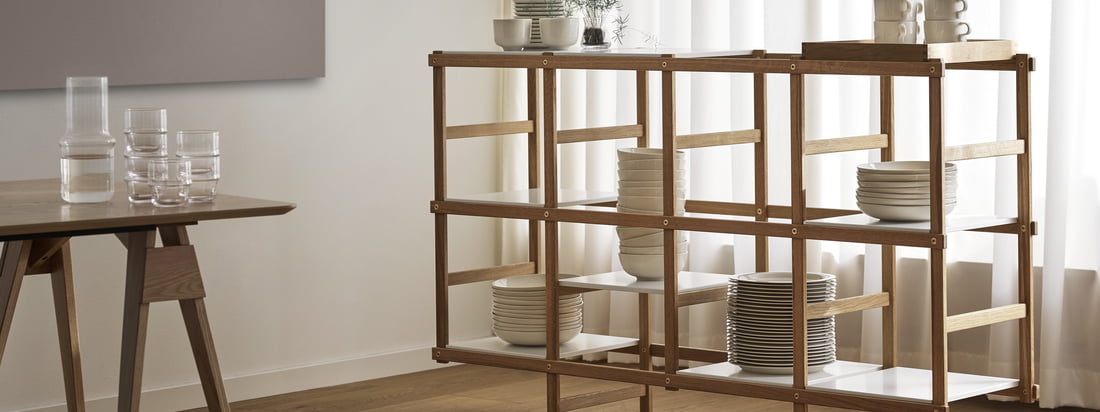 Frame by Harald Hermanrud for Design House Stockholm is the perfect furniture system. He sees his shelf less as a storage option for storing items and more for displaying them.