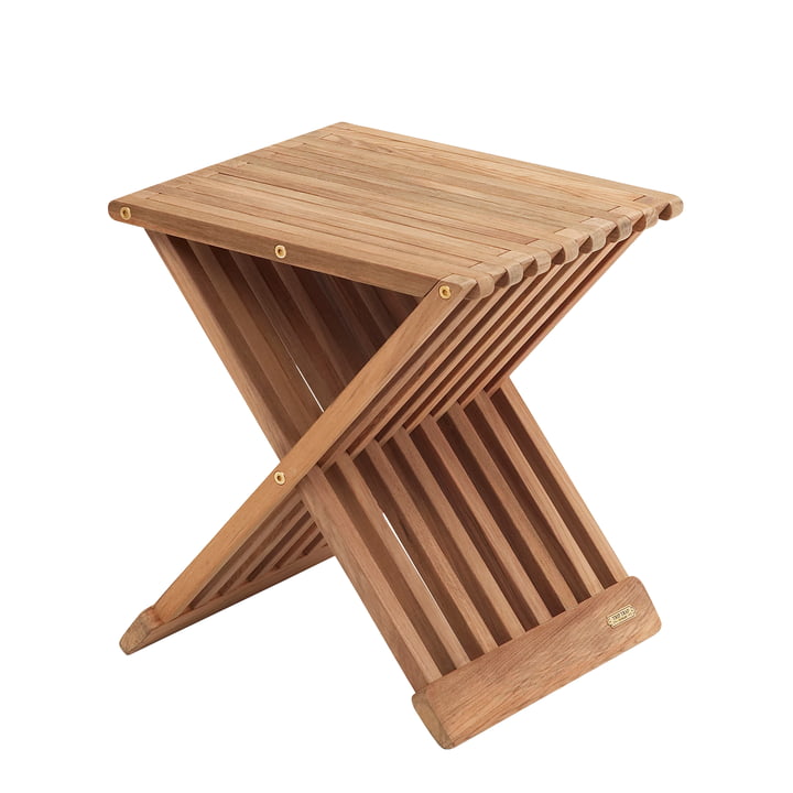 Fionia Folding stool from Skagerak in teak