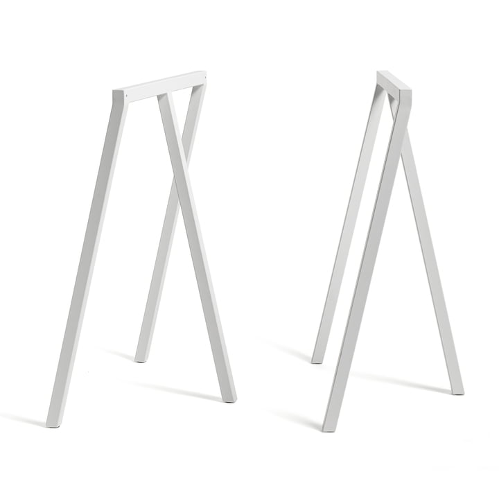Loop table trestles Stand Frame High by Hay in white (2 pieces)