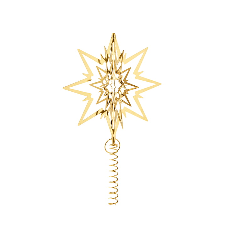 Georg Jensen Christmas Tree Top Star gold-plated