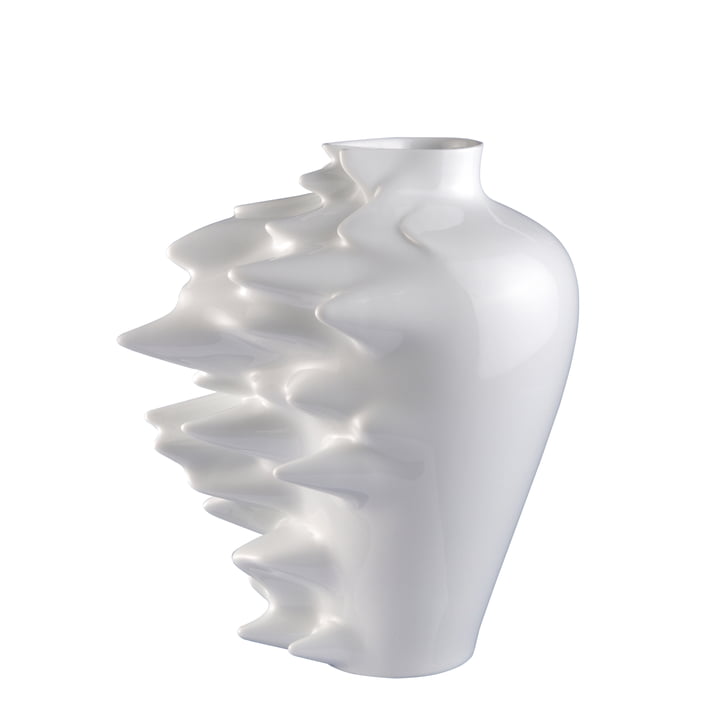 Rosenthal Fast Vase weiß, 30 cm