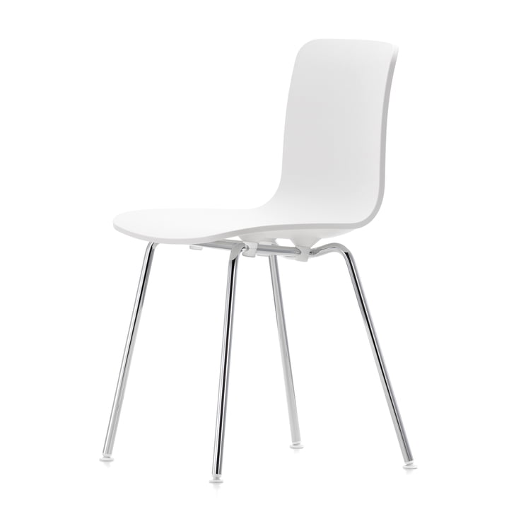 Hal Tube Chair from Vitra in white / chrome
