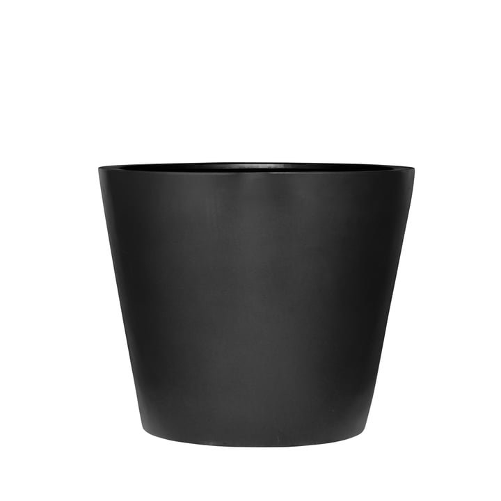 The round planter from amei, S, black