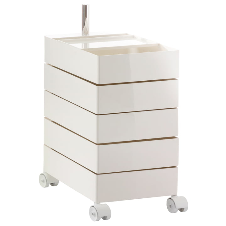 360° Container 5 compartments from Magis in white