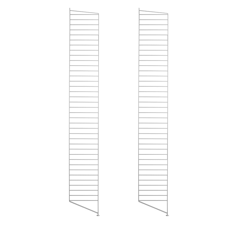 Floor ladder for String shelf 200 x 30 cm (set of 2) from String in gray