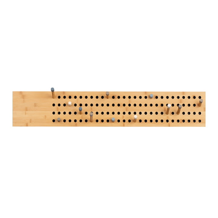 We do wood - Scoreboard Coat rack horizontal, bamboo nature