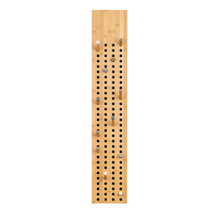 We do wood - Scoreboard Coat rack vertical, bamboo nature