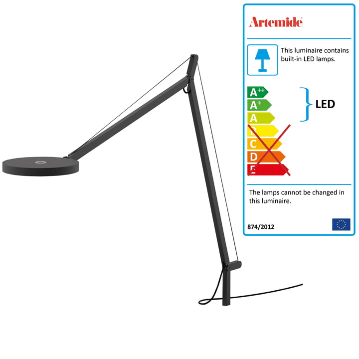 Demetra LED Body by Artemide in anthracite